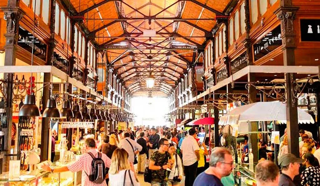Tapas In Barcelona Market